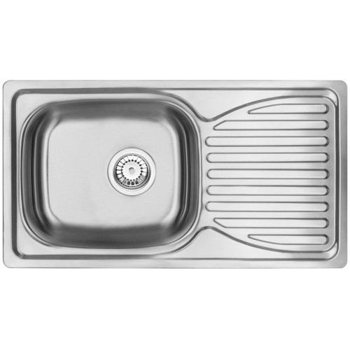 Мойка кухонная Deante Doppio, сталева мийка ZEN_0113 + змішувач BYU_060M, сатін (ZENA0113) – Deante (вид 2)