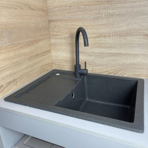 Мийка кухонна Adamant Anila графіт + змішувач (182496910313) – Adamant (вид 1)