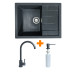 Мийка кухонна Adamant Anila графіт + змішувач та дозатор (182496900313) – Adamant