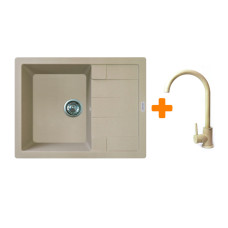 Мийка кухонна Adamant Anila Сахара + змішувач (182496910302)