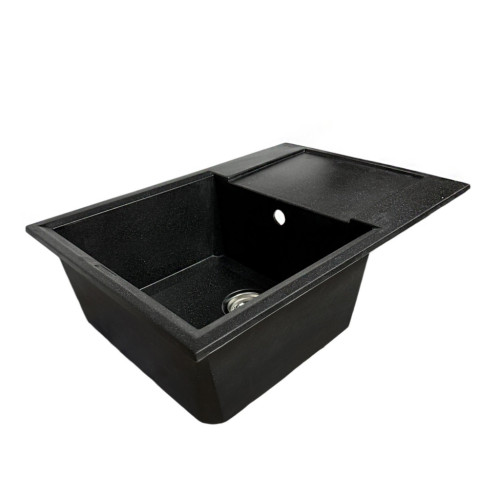 Мойка кухонная Adamant Horizon Medium чорний + змішувач та дозатор (4824296104503) – Adamant (вид 1)