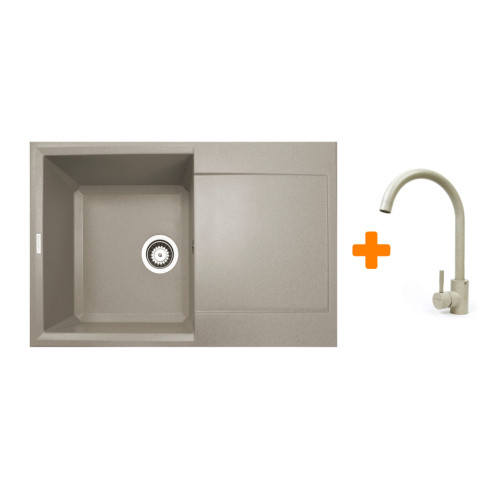 Мийка кухонна Adamant Horizon Avena + змішувач (1824296911506) – Adamant