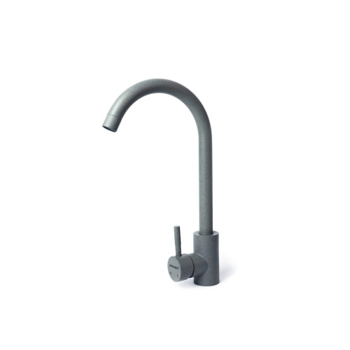 Мойка кухонная Adamant Minimal сірий + змішувач + дозатор + ополіскувач склянок + коланд (4824296106404) – Adamant (вид 2)