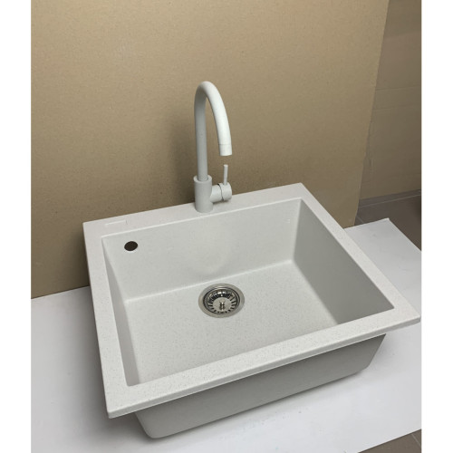 Мойка кухонная Adamant Univer Old stone + змішувач + дозатор + ополіскувач склянок + колан (4824296106610) – Adamant (вид 2)