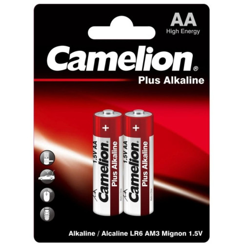 Батарейка Camelion AA LR6 Plus Alkaline * 2 (LR6-BP2) – Camelion