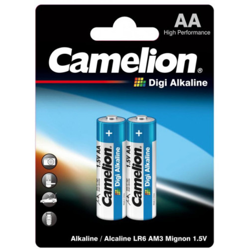 Батарейка Camelion AA LR6 Digi Alkaline * 2 (LR6-BP2DG) – Camelion
