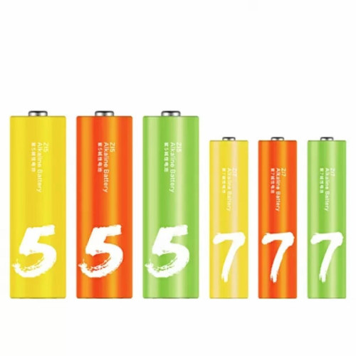 Батарейка ZMI AA ZI5 * 12 + AAA ZI7 * 12 Rainbow batteries set (Ф16358) – ZMI (вид 1)