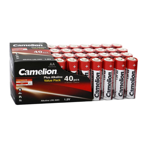 Батарейка Camelion AA Plus Alkaline LR6 * 40 (LR6-SP40) – Camelion