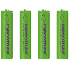 Аккумулятор Esperanza AA 2000mAh Ni-MH * 4 green (EZA104G)