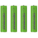 Аккумулятор Esperanza AA 2000mAh Ni-MH * 4 green (EZA104G)