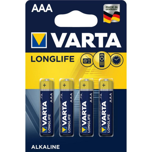 Батарейка Varta AAA Longlife LR03 * 4 (04103101414) – Varta