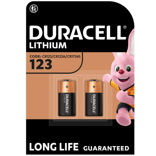 Батарейка Duracell CR 123 / DL 123 * 2 (5002979) – DURACELL