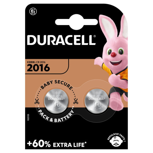Батарейка Duracell CR 2016 / DL 2016 * 2 (5007667/5010969/5014810) – DURACELL (вид 1)
