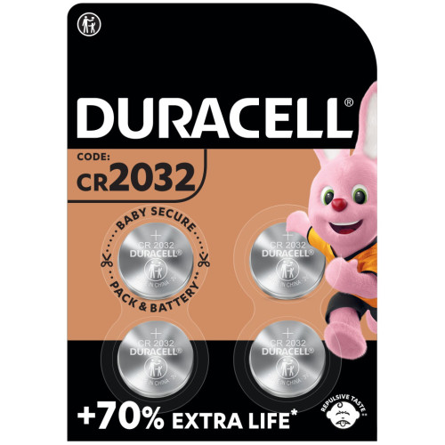 Батарейка Duracell CR 2032 / DL 2032 * 4 (5007662/5010951/5014799) – DURACELL