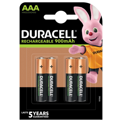 Акумулятор Duracell AAA HR03 900mAh * 4 (5005015) – DURACELL (вид 1)