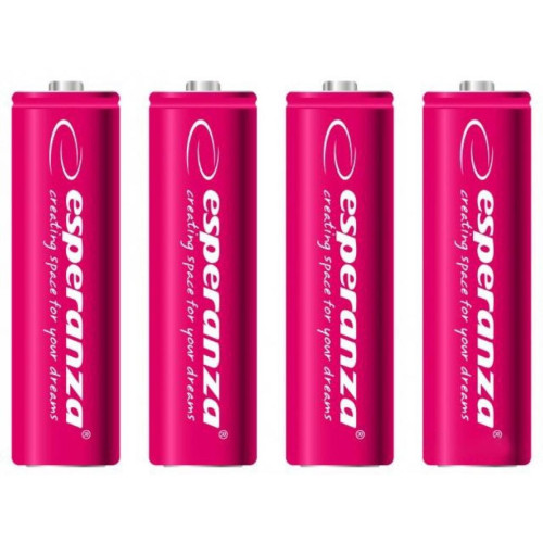 Аккумулятор Esperanza AA 2000mAh Ni-MH * 4 red (EZA104R) – Esperanza