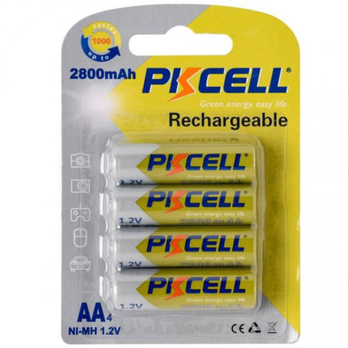 Аккумулятор PkCell AA R6 NiMH 2800mAh * 4 (PC/AA2800-4B) – PkCell