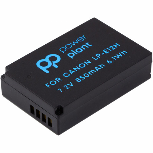 Акумулятор до фото/відео PowerPlant Canon LP-E12H 850mAh (CB970506) – PowerPlant