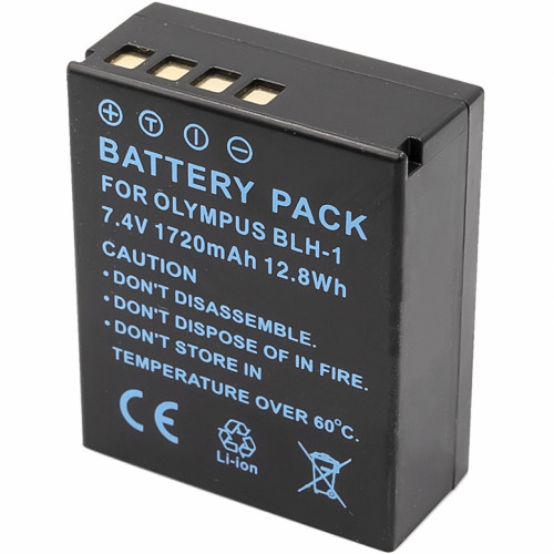 Аккумулятор к фото/видео PowerPlant Olympus BLH-1 1720mAh (декодирован) (CB970339) – PowerPlant