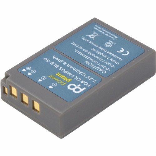Акумулятор до фото/відео PowerPlant Olympus BLS-50 1100mAh (CB970483) – PowerPlant