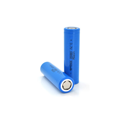 Аккумулятор 18650 3000mAh, FlatTop, 3.7V, Blue Vipow (ICR18650-3000mAhFT) – Vipow