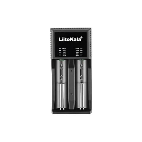 Зарядное устройство для аккумуляторов Liitokala 2 Slots, LED indicator, Li-ion(18650...RCR123...26650), NiMH(AA, AAA, SC, C) (Lii-PL2) – Liitokala