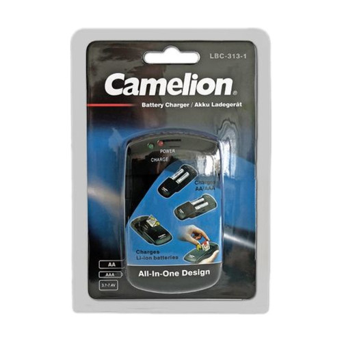 Зарядное устройство для аккумуляторов Camelion Univercal charger for Ni-MH 1.2V, Li-Ion 3.7V or 7.4V, Input DC 5V-1A (LBC-313-1) – Camelion