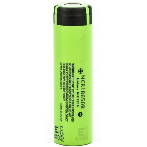 Аккумулятор 18650 3400mAh (FlatTop) * 1 Panasonic (NCR18650B / 00422) – Panasonic (вид 1)
