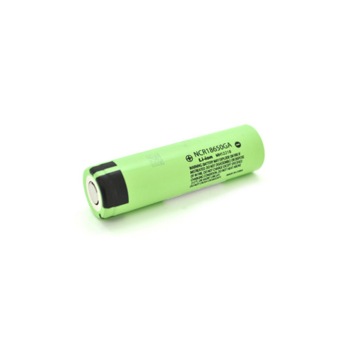 Аккумулятор 18650 3500mAh, TipTop, 10A, 4.2/3.6/2.5V, green Panasonic (NCR18650GA) – Panasonic