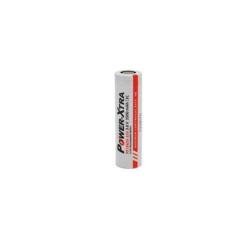 Аккумулятор 18650 3500mAh, 3.6V, white Power-Xtra (PX18650-35A / 29752) – Power-Xtra