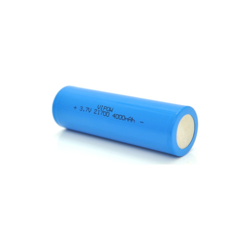 Аккумулятор 21700 4000mAh, 3.7V, Blue, FlatTop Vipow (ICR21700-4000mAhFT / 31078) – Vipow (вид 1)