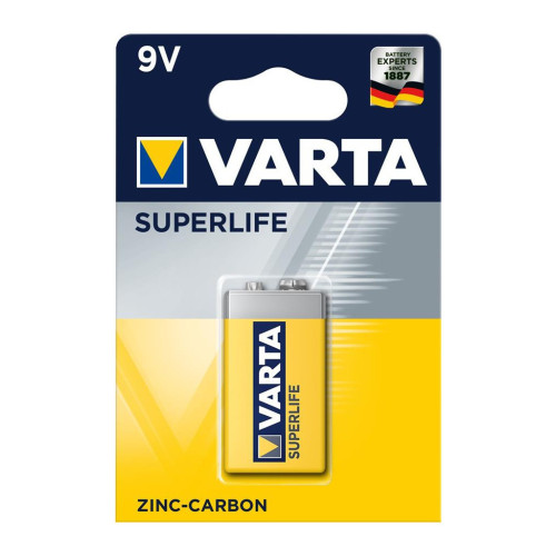Батарейка Varta Крона 6F22 Superlife Zinc-Carbon * 1 (02022101411) – Varta