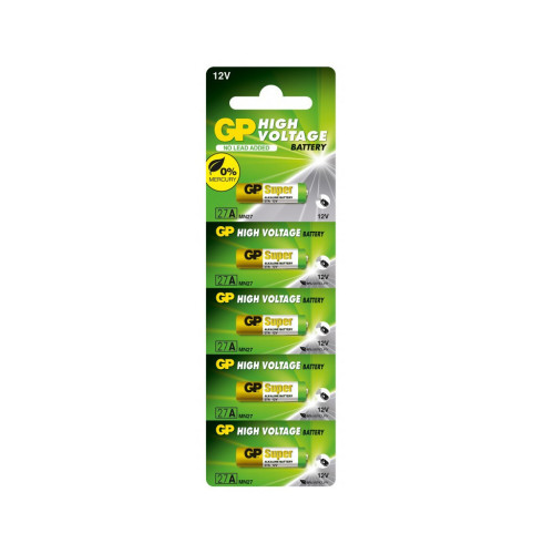 Батарейка Gp A27 (27A, MN27) 12V * 1 (отрывается) (27A-U5 / 4891199011504) – Gp