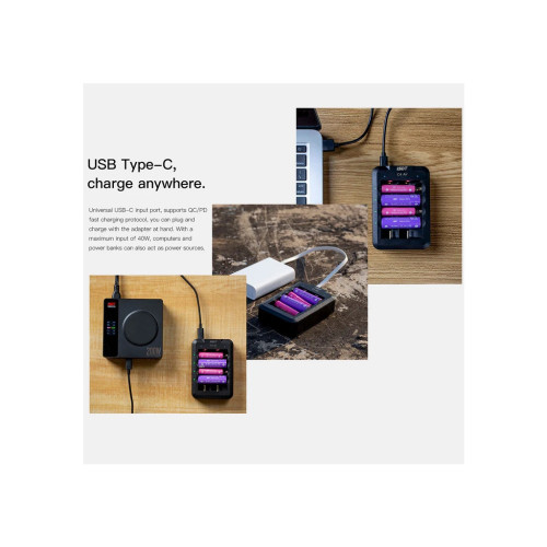 Зарядний пристрій для акумуляторів iSDT C4 Air Quick Battery Charger (iSDT-C4) – iSDT (вид 2)