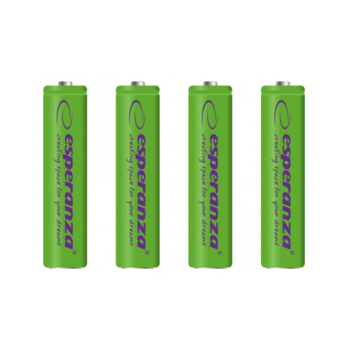 Аккумулятор Esperanza AAA 1000mAh Ni-MH * 4 green (EZA102G) – Esperanza (вид 2)