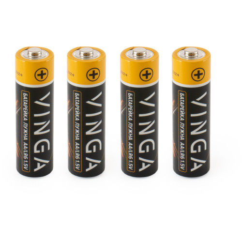 Батарейка AA LR6 Alkaline 4pcs Blister Vinga (VJABAA4) – Vinga (вид 1)