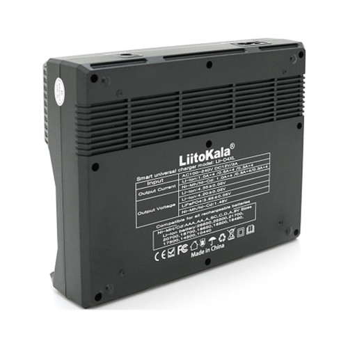 Зарядное устройство для аккумуляторов Liitokala 4 Slots+2, Ni-MH/Ni-CdAA,AAA,C, +Крона, Li-ion/IMR32650,21700,18650 (Lii-D4XL) – Liitokala (вид 2)