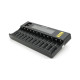 Зарядное устройство для аккумуляторов Liitokala 12 Slots+2, Ni-Mh/Li-ion/LiFePo4/Крона, LED+LCD (Lii-S12)