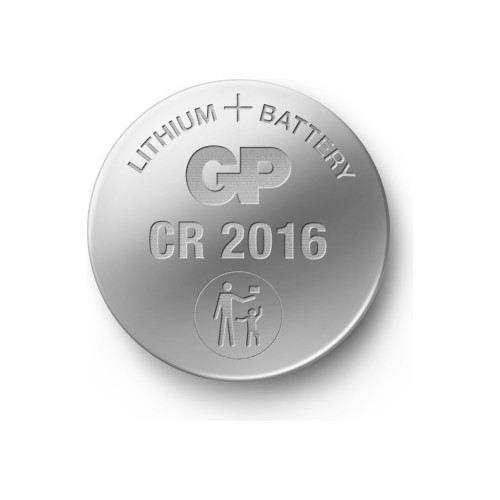Батарейка Gp CR2016 Lithium 3.0V * 1 (отрывается) (CR2016-8U5 / 4891199001123) – Gp (вид 1)