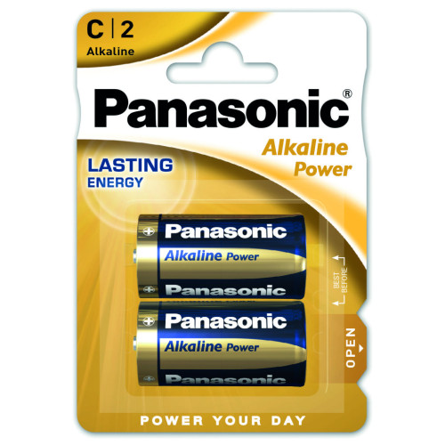 Батарейка Panasonic C LR14 Alkaline Power * 2 (LR14REB/2BP) – Panasonic