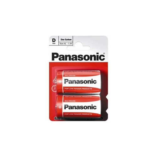 Батарейка Panasonic D R20 RED ZINK * 2 (R20REL/2BPR) – Panasonic