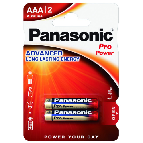 Батарейка Panasonic AAA LR03 Pro Power * 2 (LR03XEG/2BP) – Panasonic