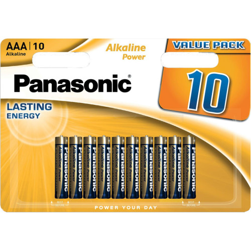 Батарейка Panasonic AAA LR03 Alkaline Power * 10 (LR03REB/10BW) – Panasonic