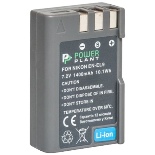 Акумулятор до фото/відео PowerPlant Nikon EN-EL9 (DV00DV1173) – PowerPlant