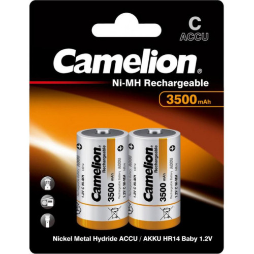 Аккумулятор Camelion C 3500mAh Ni-MH * 2 R14-2BL (NH-С3500BP2) – Camelion