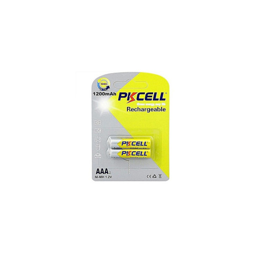 Аккумулятор AAA R03 1200mAh 1.2V NiMH Rechargeable Battery, 2шт/бл PkCell (PC/AAA1200-2BR) – PkCell