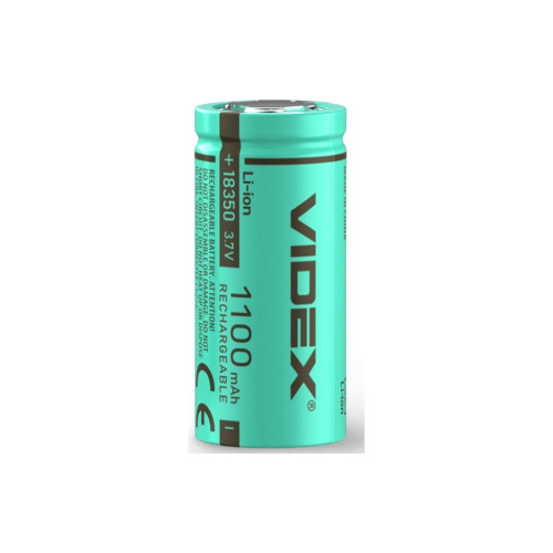 Аккумулятор 18350 1100mAh bulk/1шт Videx (18350/1100/1B) – Videx