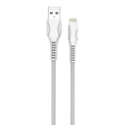 Дата кабель ColorWay USB 2.0 AM to Lightning 1.0m line-drawing white (CW-CBUL027-WH)