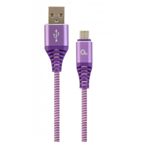 Дата кабель USB 2.0 Micro 5P to AM Cablexpert (CC-USB2B-AMmBM-1M-PW) – Cablexpert