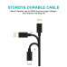 Дата кабель USB 2.0 AM to Lightning 1.2m 2.4A MFI Choetech (IP0026) – Choetech (вид 2)